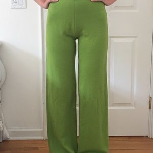 Green trousers